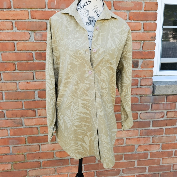 Vintage Judy Knapp California Classics Floral Print Button-Front Shirt| M Fit - Picture 11 of 15